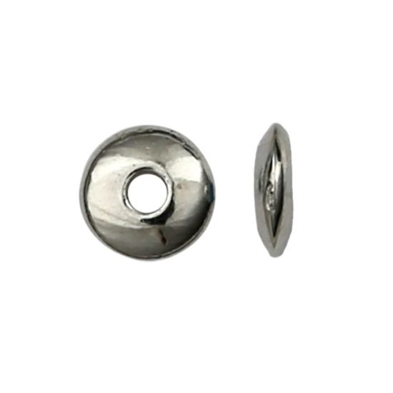 Picture of Silver Plated Rondelle 2x6mm