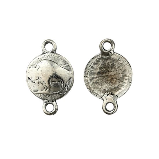 Picture of Silver Plated Buffalo, 15mm