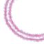 Picture of Crystal Lane UV Pink Rondelle, 2 Strand: 4mm - 7" Length