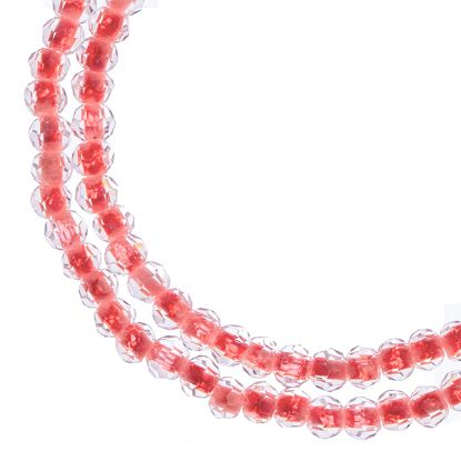 Picture of Crystal Lane Red Rondelle, 2 Strand: 4mm - 7" Length