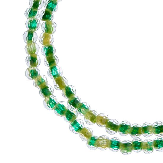Picture of Crystal Lane UV Yellow & Green, 2 Strand: 4mm - 7" Length