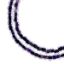 Picture of Crystal Lane Dark Purple & Light Purple Rondelle, 2 Strand: 4mm - 7" Length