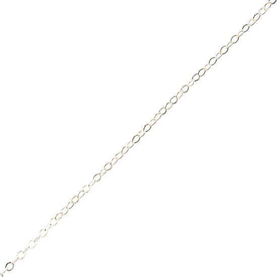 Picture of Sterling Silver Fine Cable Bulk Chain 1.25mm, Sold by the Foot