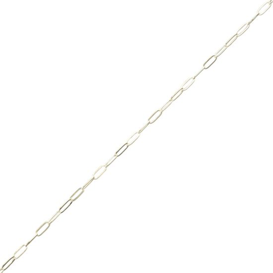 Picture of Sterling Silver Flat Cable Bulk Chain 2mm