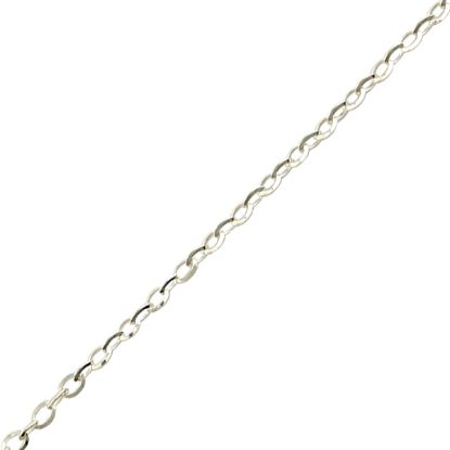 Picture of Sterling Silver Oval Cable Bulk Chain 2.6mm, Sold by the Foot