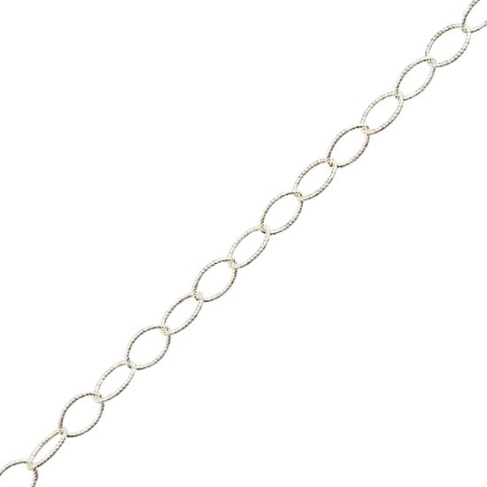 Picture of Sterling Silver Cable Twist Bulk Chain 6mm, Sold by the Foot