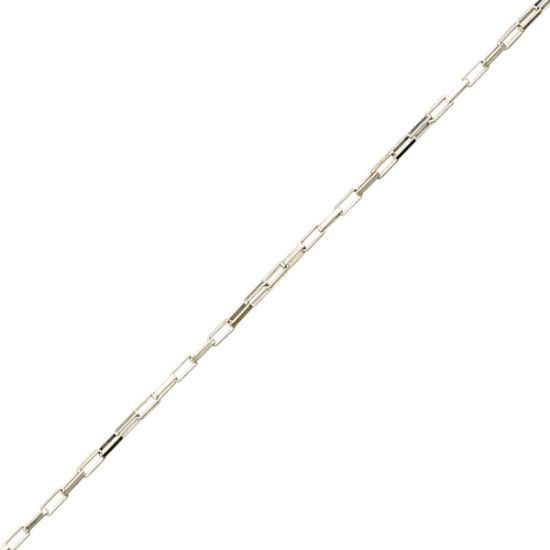 Picture of Sterling Silver Long Box Bulk Chain 1.4mm, Sold by the Foot