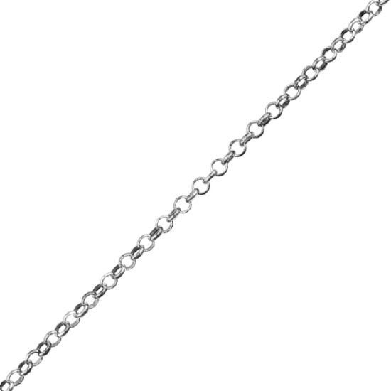 Picture of Sterling Silver Rolo Bulk Chain 3.1mm, Sold by the Foot