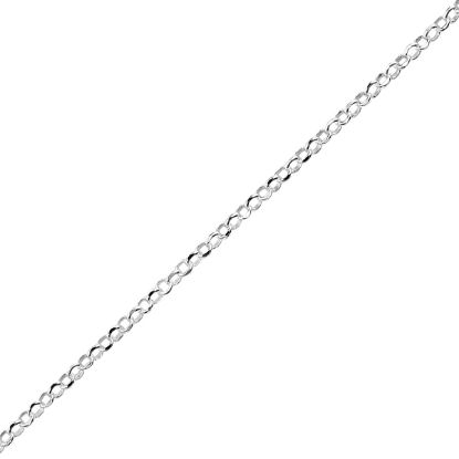 Picture of Sterling Silver Diamond Cut Rolo Bulk Chain, 2.6mm, Sold by the Foot
