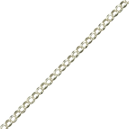 Picture of Sterling Silver Rolo Bulk Chain 5mm, Sold by the Foot