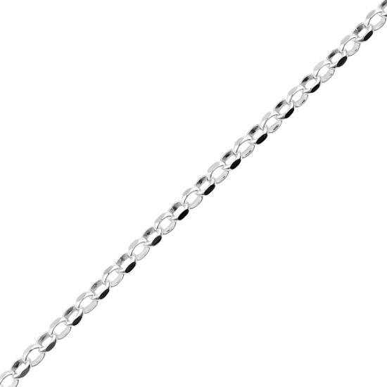 Picture of Sterling Silver Diamond Cut  Rolo Bulk Chain, 4.3mm, Sold by the Foot