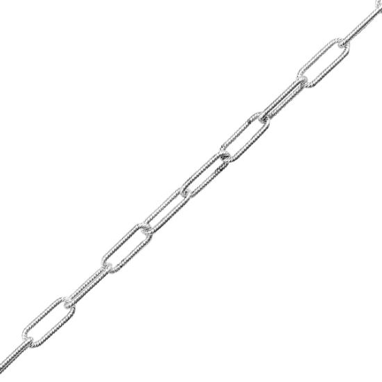 Picture of Sterling Silver Twist Cable Bulk Chain 5.05mm, Sold by the Foot