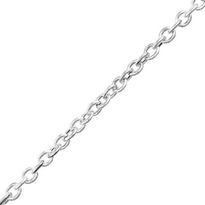 Picture of Sterling Silver Oval Cable Bulk Chain 4.7mm, Sold by the Foot