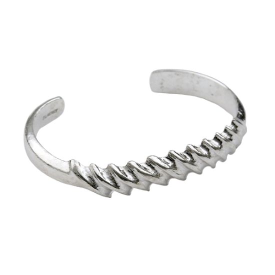 Picture of Sterling Silver Sand Cast Bracelet, La Rose
