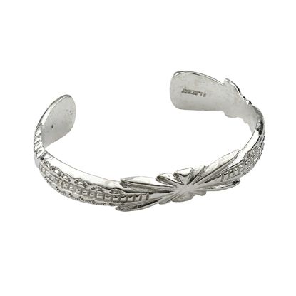 Picture of Sterling Silver Sand Cast Bracelet, Delaine