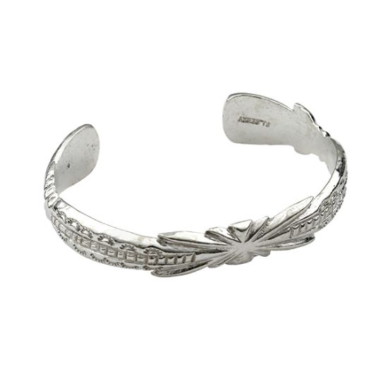 Picture of Sterling Silver Sand Cast Bracelet, Delaine